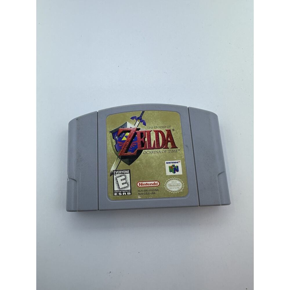 Legend of Zelda Ocarina of Time Nintendo 64 N64 Vintage Retro Gaming Tested